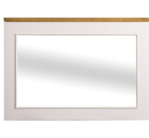 "Jarina" - Badezimmerspiegel aus Massivholz, moderner Landhaus | PURE Serie von L&L
