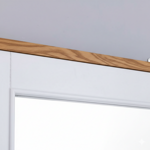 "Jarina" - Badezimmerspiegel aus Massivholz, moderner Landhaus | PURE Serie von L&L