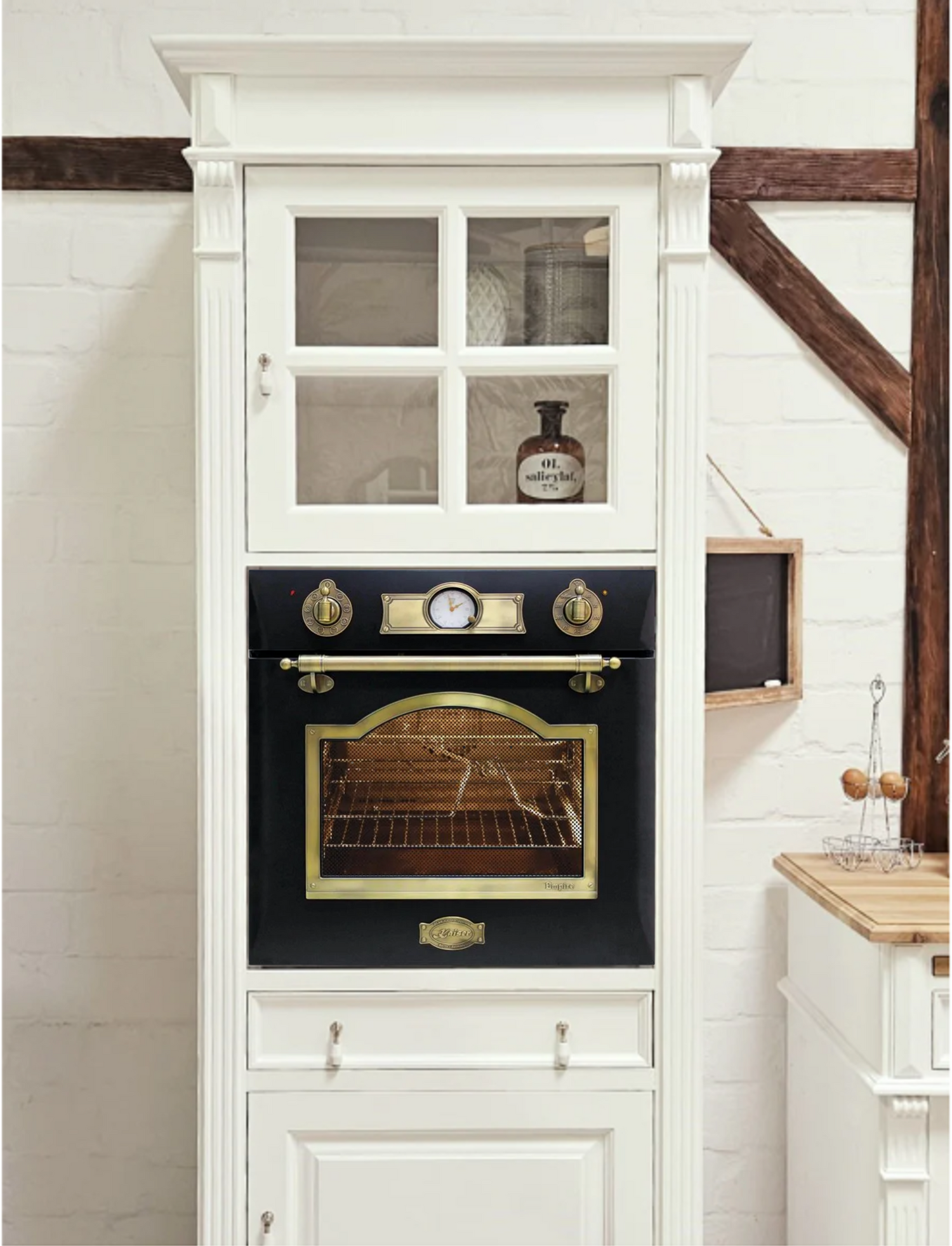 "Julie"- Ofenmodul im klassischen Stil 84 cm