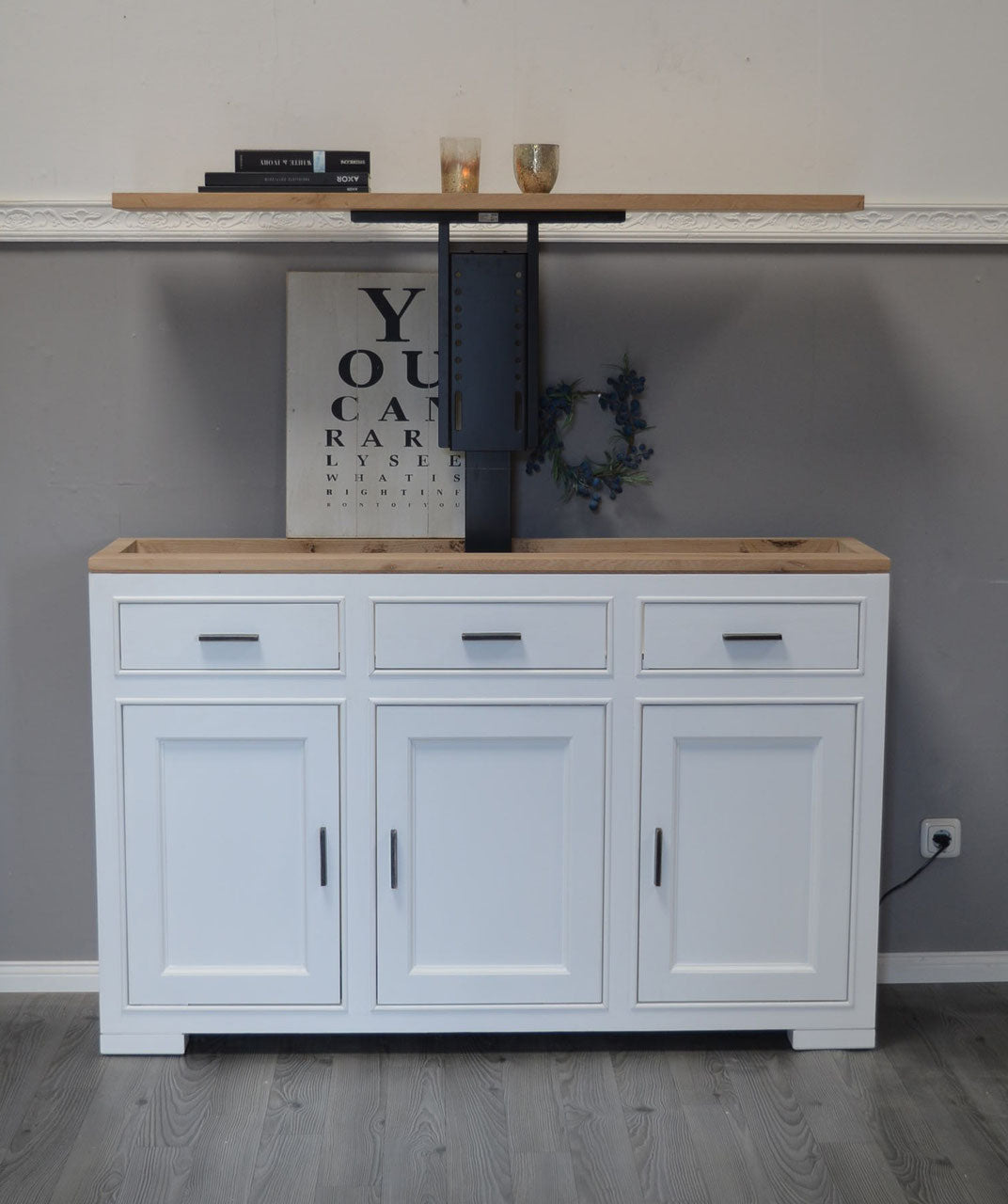 "Julon" - Sideboard mit TV-Lift, elektrisch 55 Zoll oder 65 Zoll