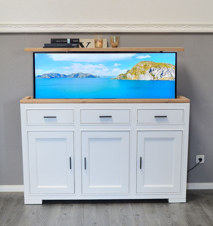 "Julon" - Sideboard mit TV-Lift, elektrisch 55 Zoll oder 65 Zoll