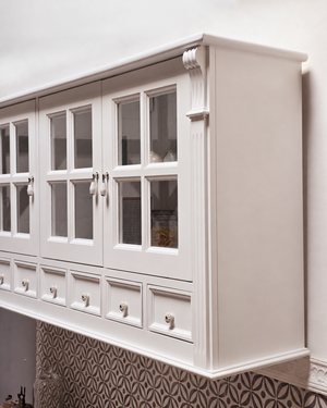 "Jutis" - Küchenhängeschrank im Landhaus-Look 150 cm