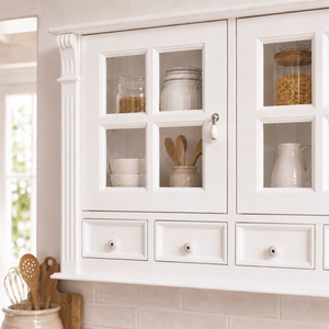 "Jutis" - Küchenhängeschrank im Landhaus-Look 150 cm