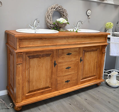 "Kingston" solid country house double washbasin