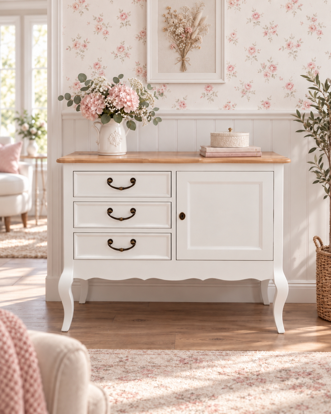 "Kommode Lucey" romantische Kommode Landhausstil