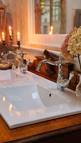 Trave chrome - Single lever mixer in country house style
