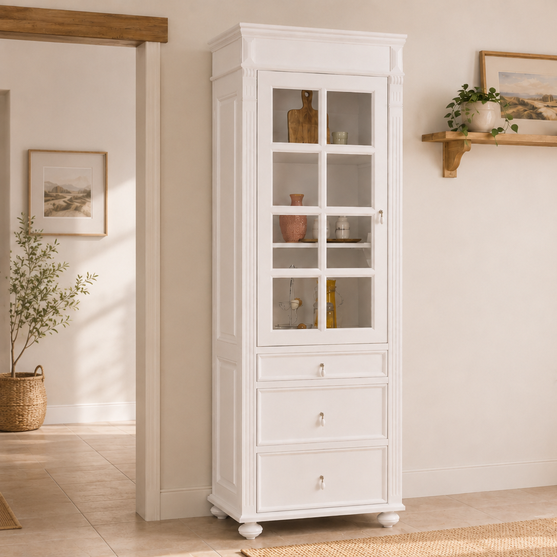 Meuble de cuisine de style campagnard « Elna », 84 cm