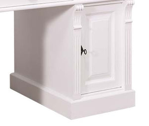 "Lagoon" - Bureau de campagne élégant, style fondateur ,Meubles de campagne en bois massif blanc
