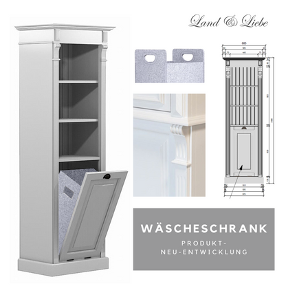 Laundry - Laundry cupboard in Wilhelminian style