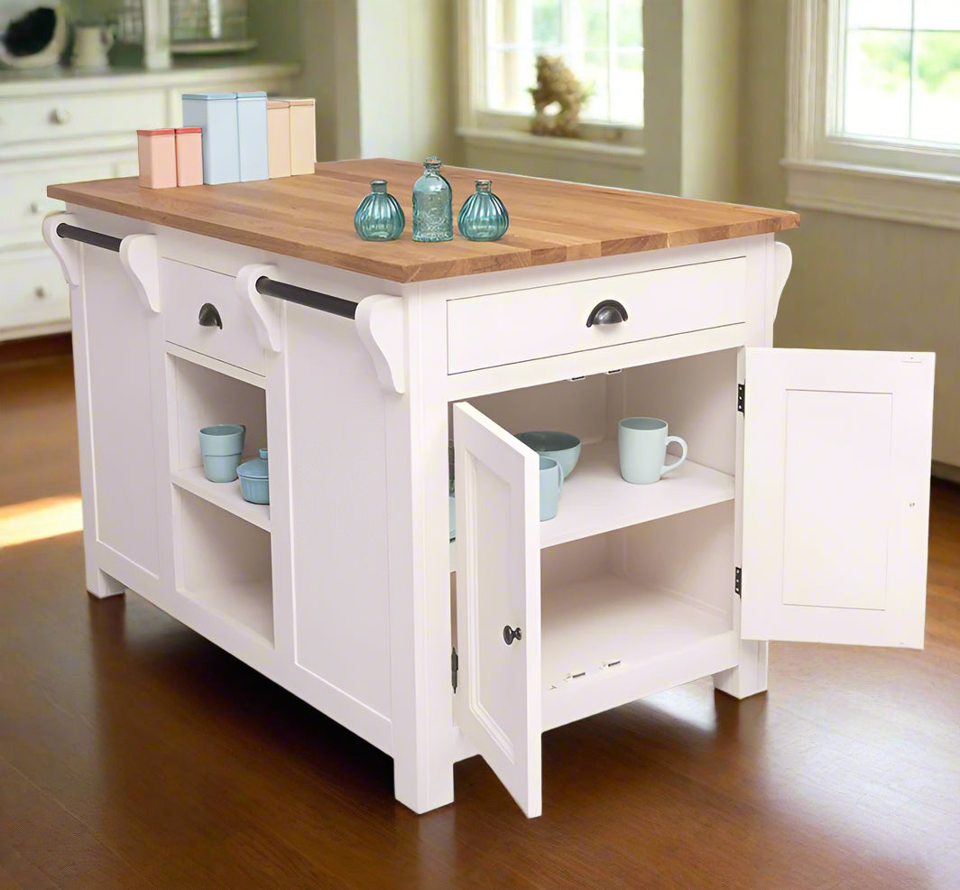 Livorno - Große Landhaus Kücheninsel 135 cm