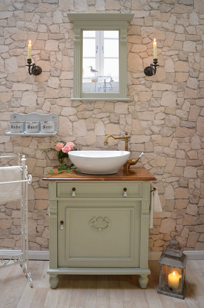 "Lundström" country house washbasin in mint