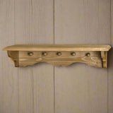 Lurés - Elegant country house hook rail / hanging shelf / towel rail in Wilhelminian style