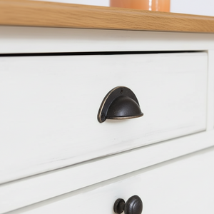 "Mabel" - Schmaler Schuhschrank Landhausstil