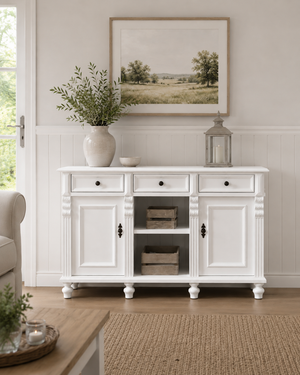 "Manrésa" großes Sideboard, Kommode im Landhausstil 125 cm