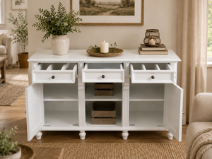 "Manrésa" großes Sideboard, Kommode im Landhausstil 125 cm