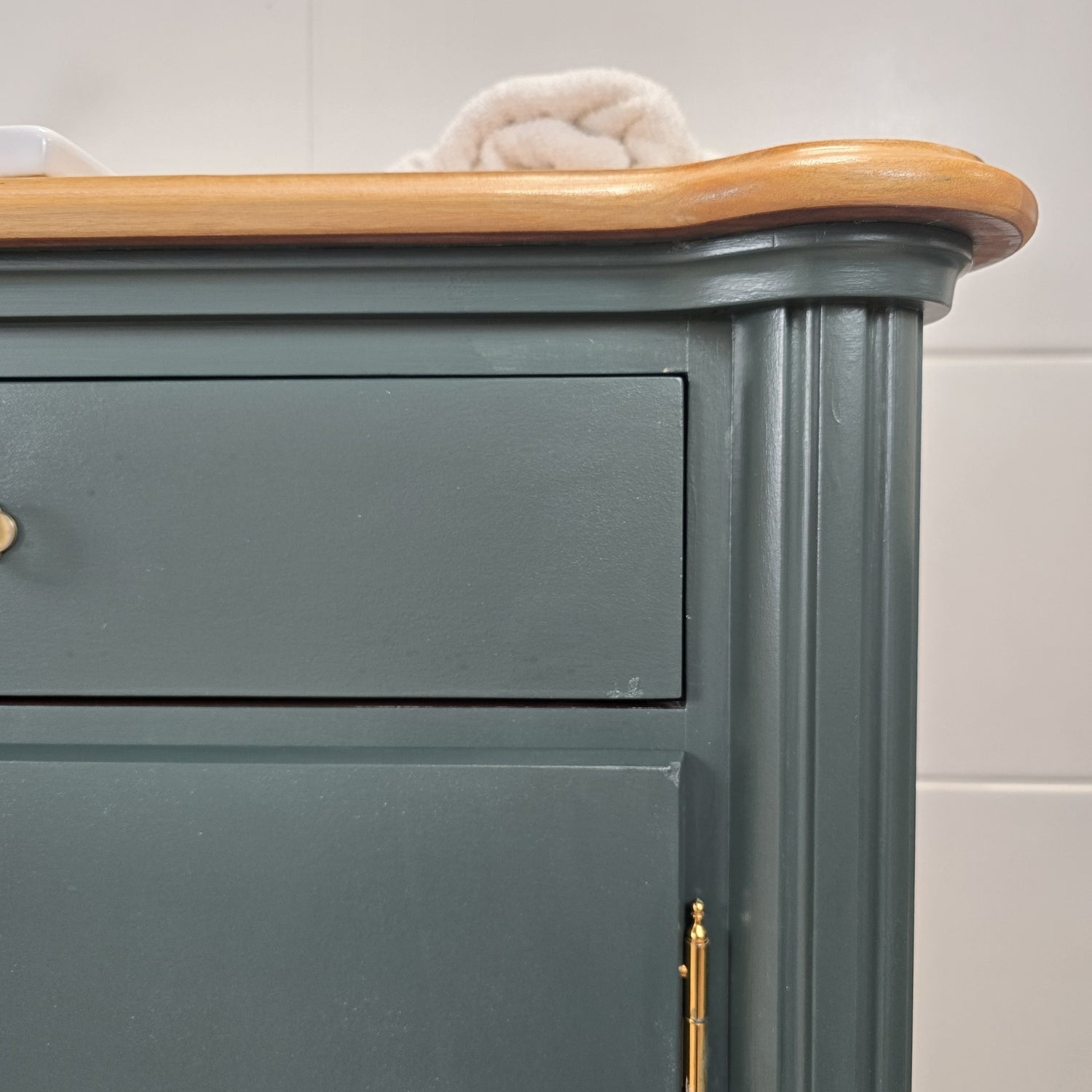 "Marino" schmaler vintage Waschtisch 123 cm