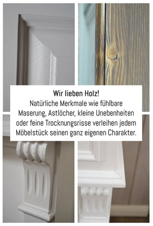 "Noemi": TV-Schrank mit Lift für 55 Zoll oder 65 Zoll im Landhausstil