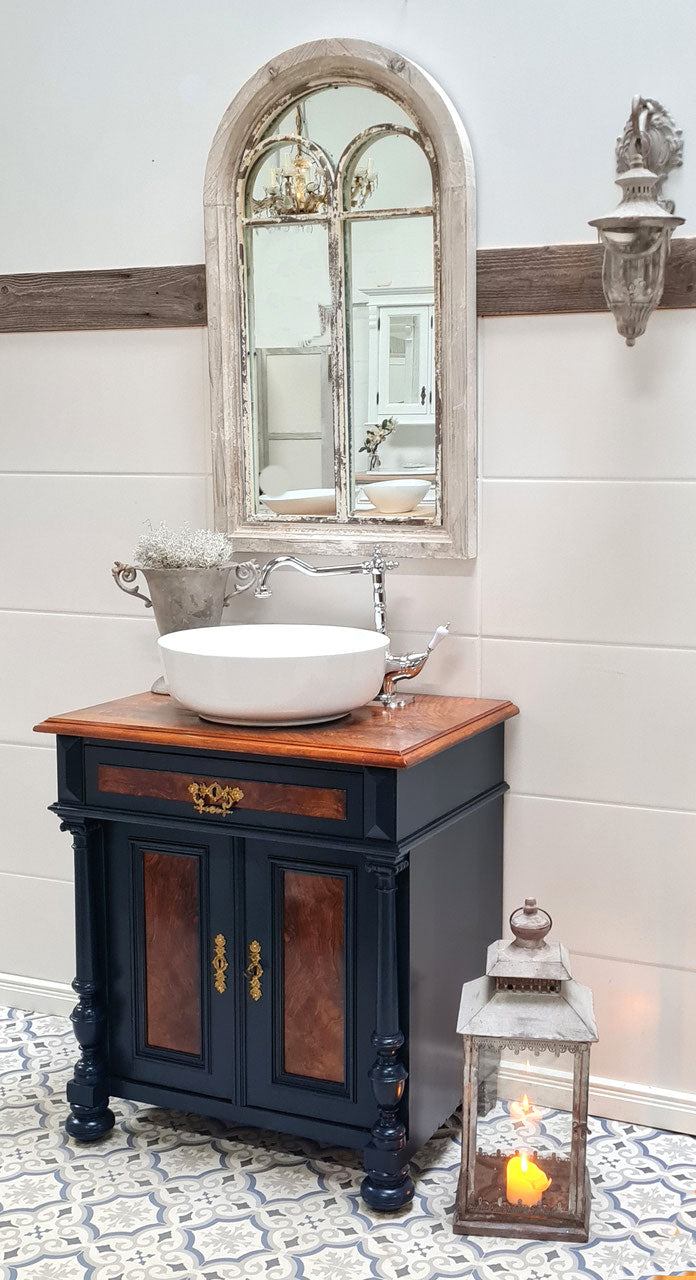 Mauron - Shabby chic window mirror