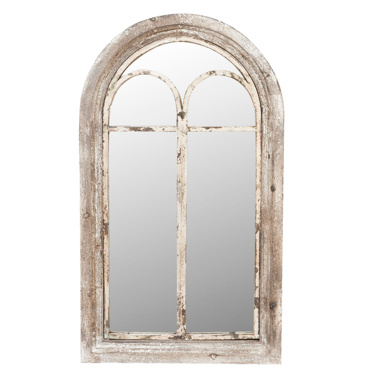 Mauron - Shabby chic window mirror