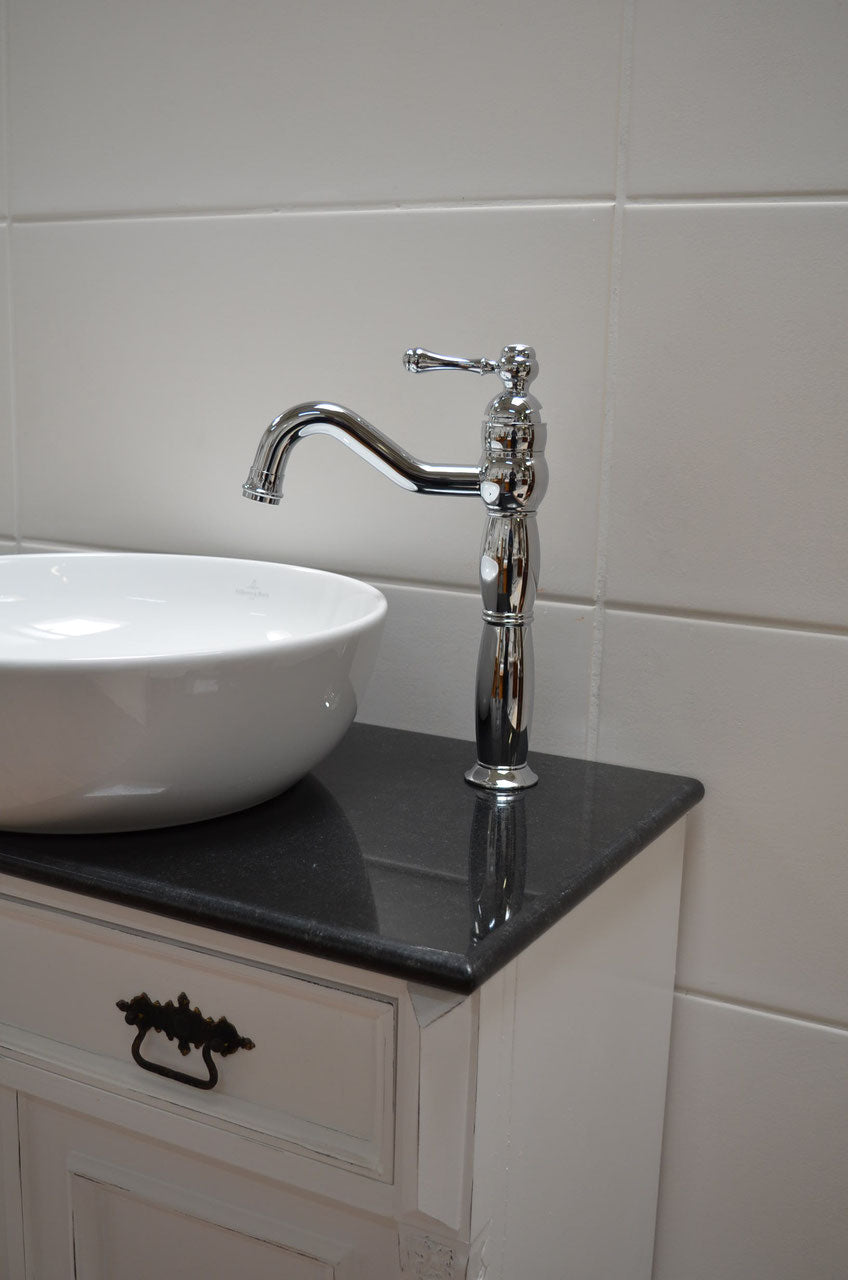 Meral chrome - Single lever mixer tap in country house style