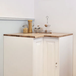 "Milo" - Corner cabinet in country house style 98 cm