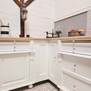 "Milo" - Eckschrank im Landhaus-Look 98 cm