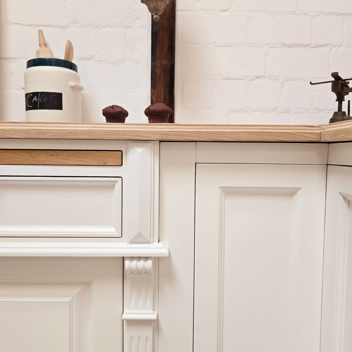"Milo" - Eckschrank im Landhaus-Look 98 cm
