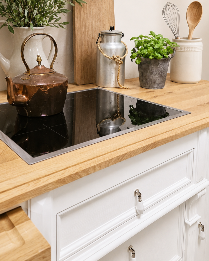 « Moa » - Module de cuisine de style campagnard 186 cm