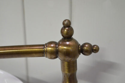 Mosel bronze grand - robinetterie en look laiton antique, mitigeur monocommande bronze dans le style maison de campagne