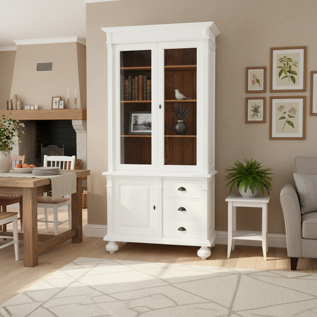 "Soissons" - Elegant country house dining room cabinet in the Wilhelminian style