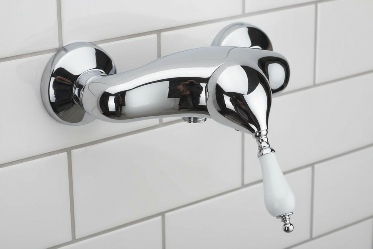 Picton chrom - Passende Duscharmatur (Aufputz)