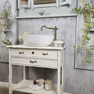 "Pilvi"- Antiker Landhaus Waschtisch 70 cm