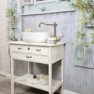 "Pilvi"- Antiker Landhaus Waschtisch 70 cm