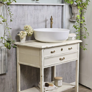 "Pilvi"- Antiker Landhaus Waschtisch 70 cm