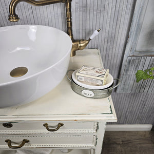 "Pilvi"- Antiker Landhaus Waschtisch 70 cm