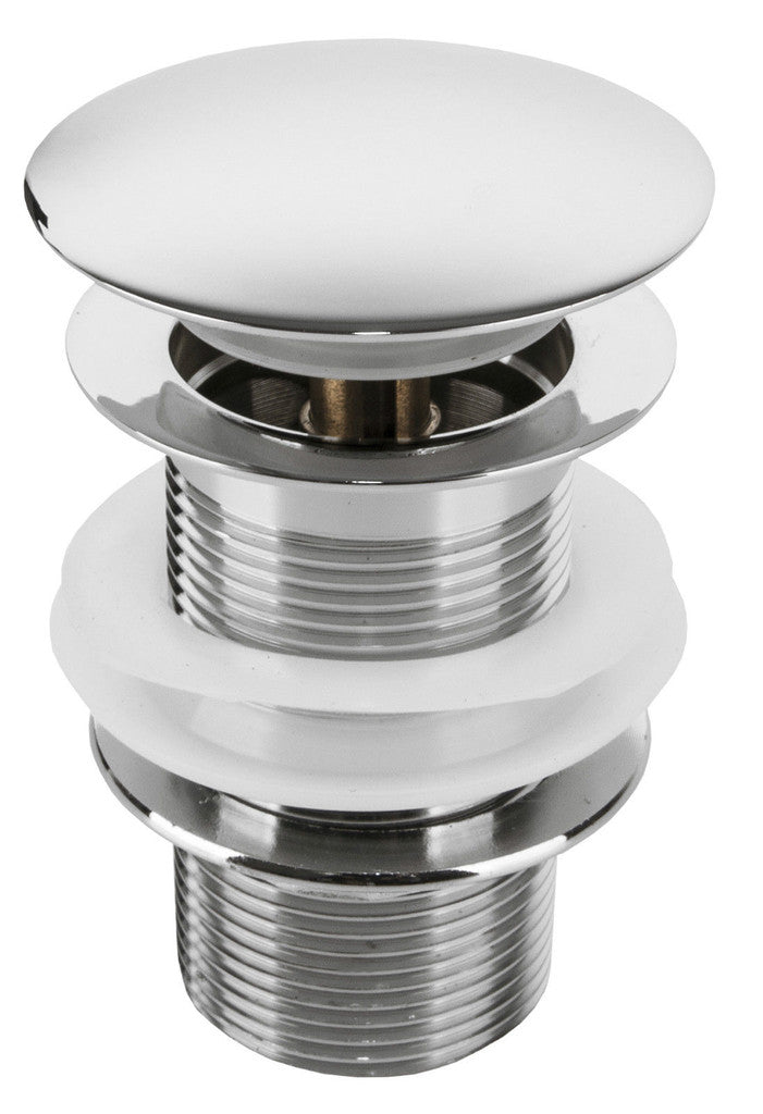Pop-Up chrome - drain valve drain set Push open for washbasin