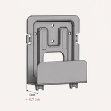 Receiver Halterung - Befestigung am TV-Lift - Receiver Tiefe 4 bis 6,9 cm