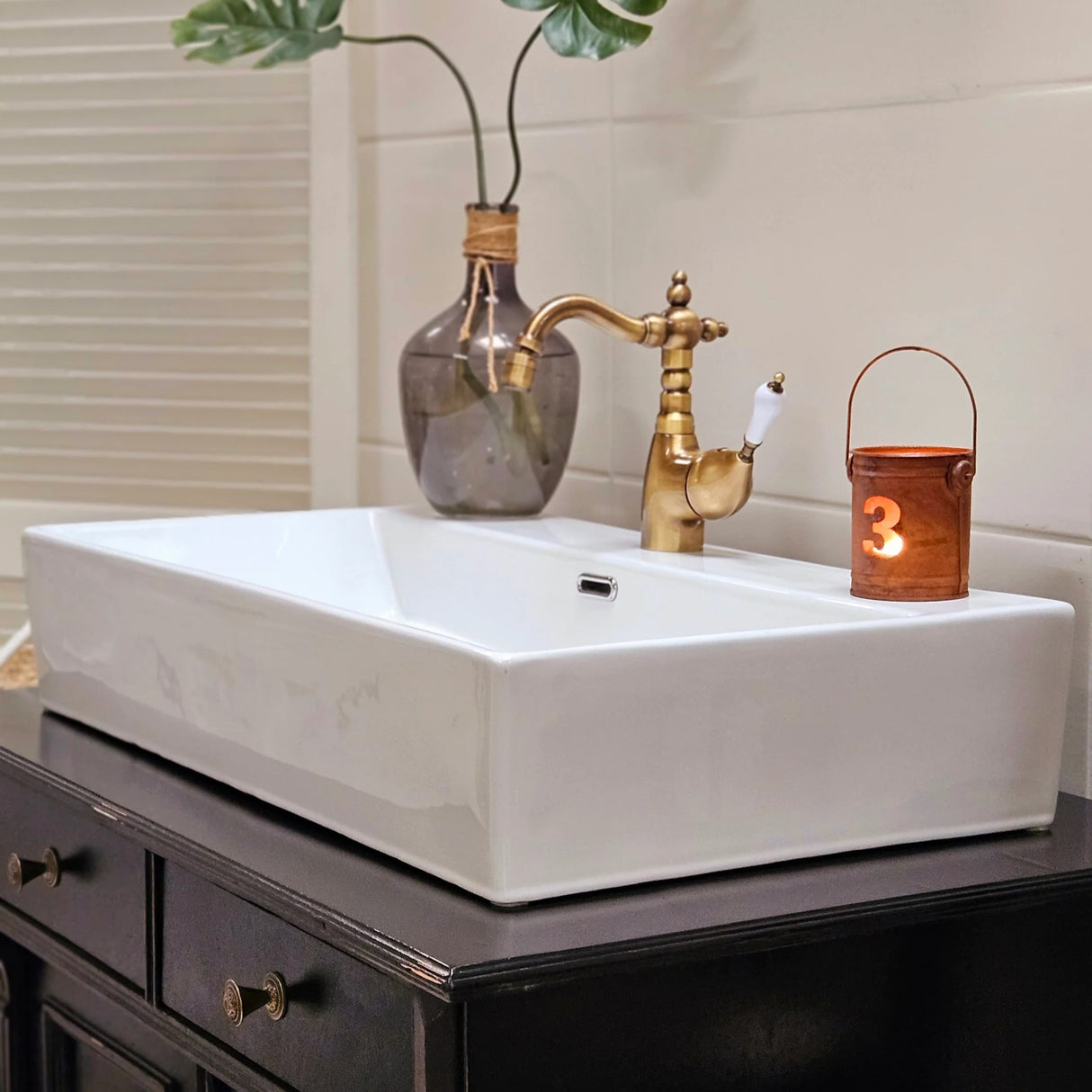 Trave bronze - Single lever mixer tap, retro