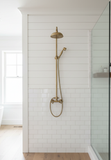 Sanderson Bronze - Passende nostalgisch anmutende Regendusche