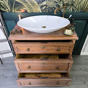 Spendenwaschtisch 2025 - Antiker Waschtisch 91 cm