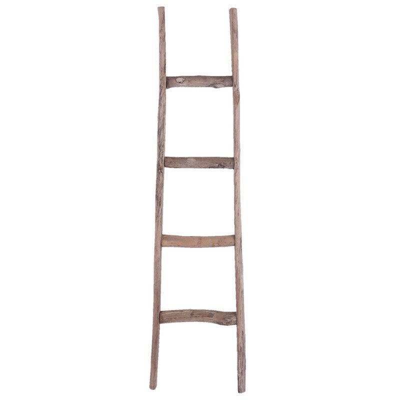 Stegli - Rustic towel ladder &amp; decorative ladder in country house style