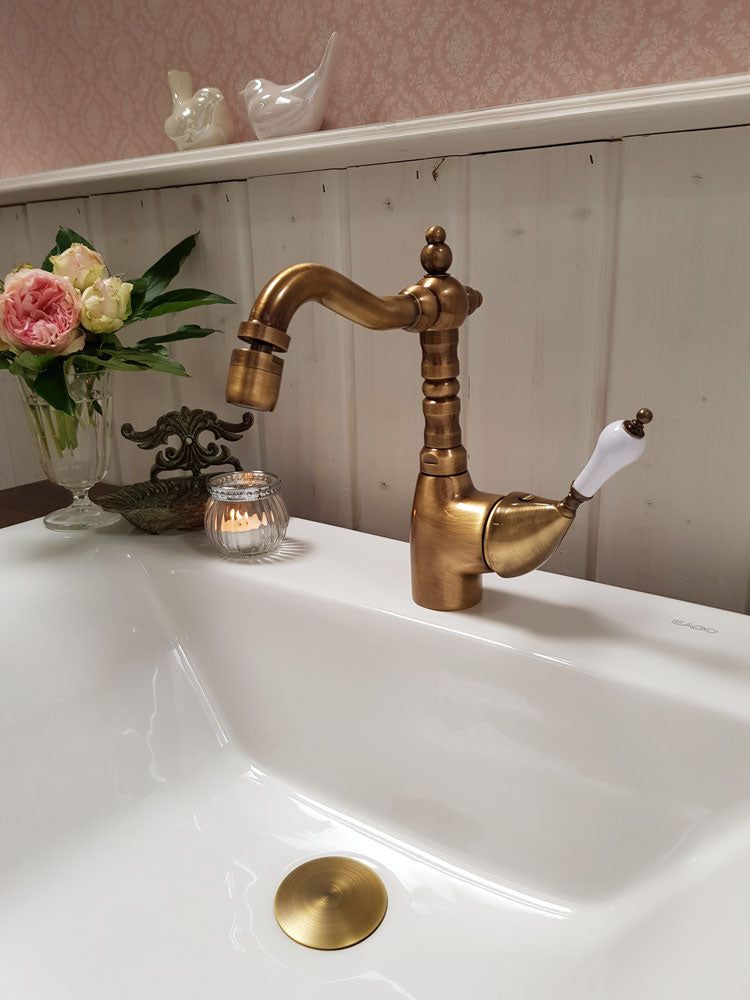 Trave bronze - Single lever mixer tap, retro