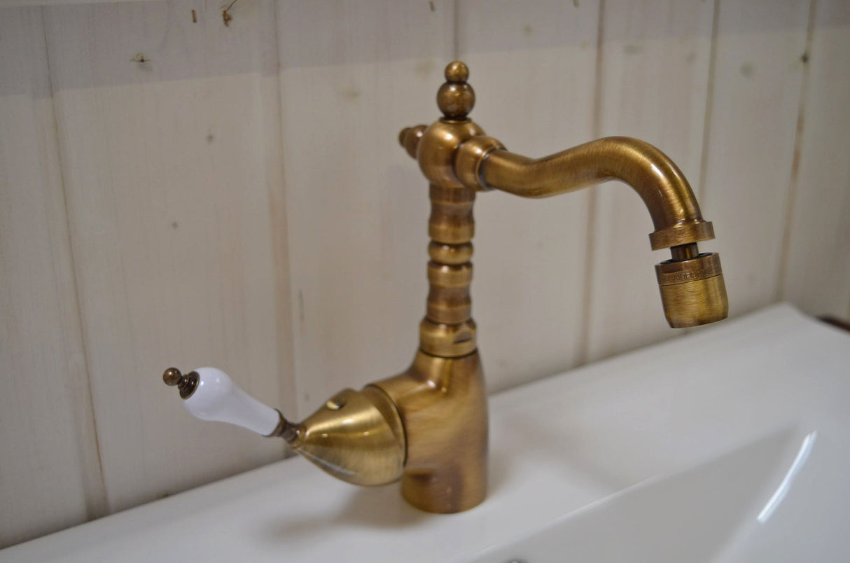 Trave bronze - Single lever mixer tap, retro