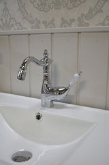 Trave chrome - Single lever mixer in country house style
