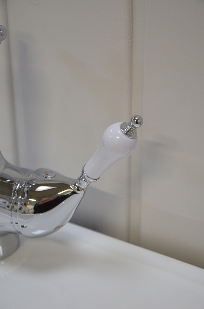 Trave chrome - Single lever mixer in country house style