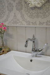 Trave chrome - Single lever mixer in country house style