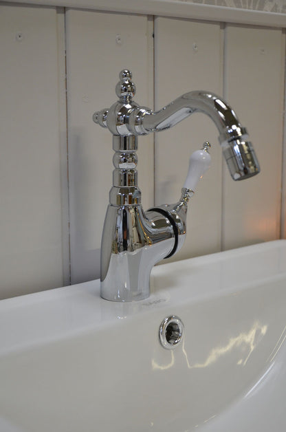 Trave chrome - Single lever mixer in country house style