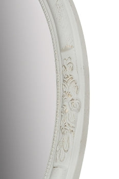 Vindstra - Shabby chic mirror with rose decoration