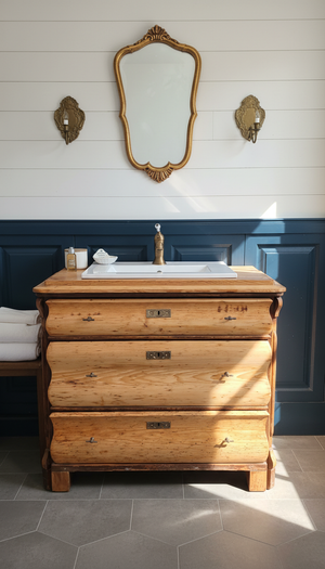 "Malve" Antiker Landhaus Waschtisch