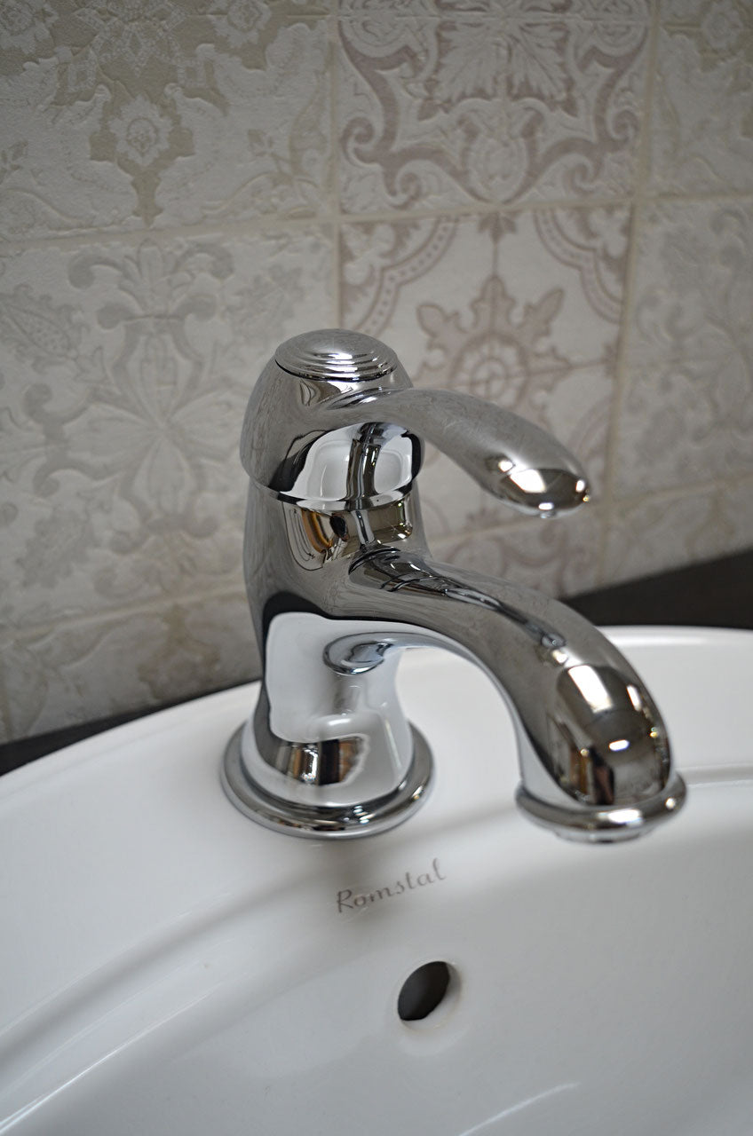 Werra chrome - Classic single lever mixer in country house style incl. drain valve